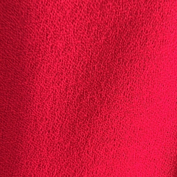 David Hayes vintage 100% red wool, midi long sleeved dress. Size 10 - Picture 4 of 10